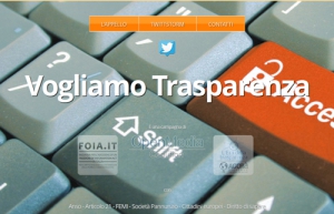 Il sito VogliamoTrasparenza.it